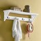 Alaterre Furniture Coventry 36"W Coat Hook with Bench Hall Tree Set ANCT0309WH - alternate 5